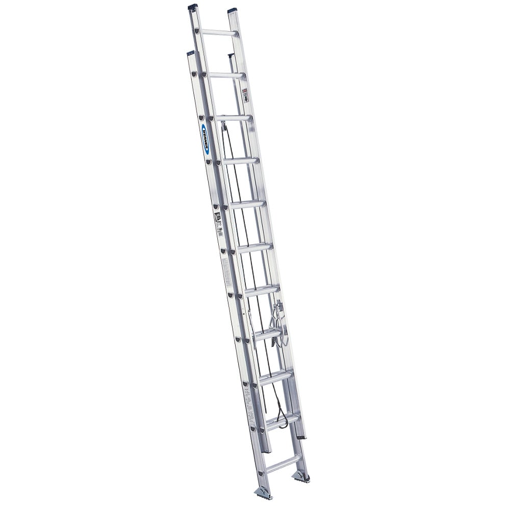 Werner D1500-2 20-ft Aluminum Type 1a- 300-lb Load Capacity Extension Ladder D1520-2