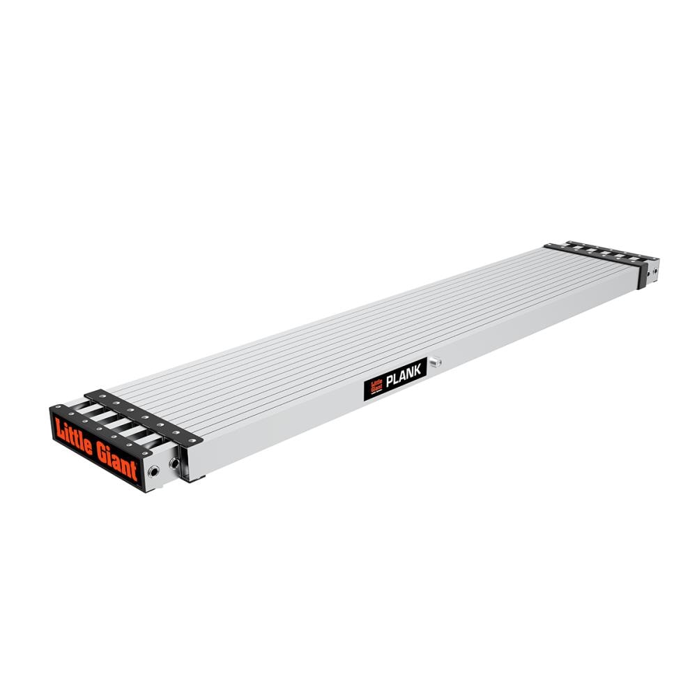 Little Giant Ladders Aluminum 0.33-ft H x 9-ft L Adjustable Ladder Plank 500-lb 11069
