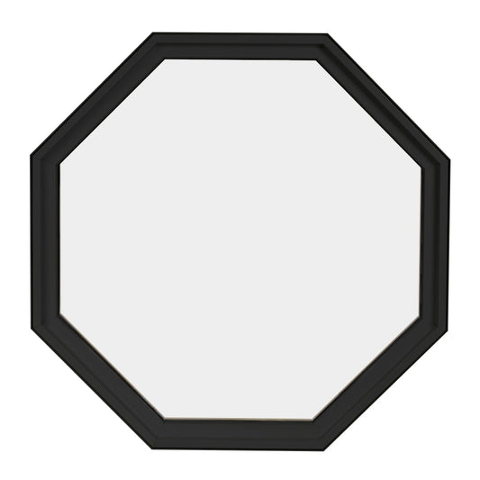 FrontLine Bldg. Products 24-in x 24-in Bronze Octagon Accent Window