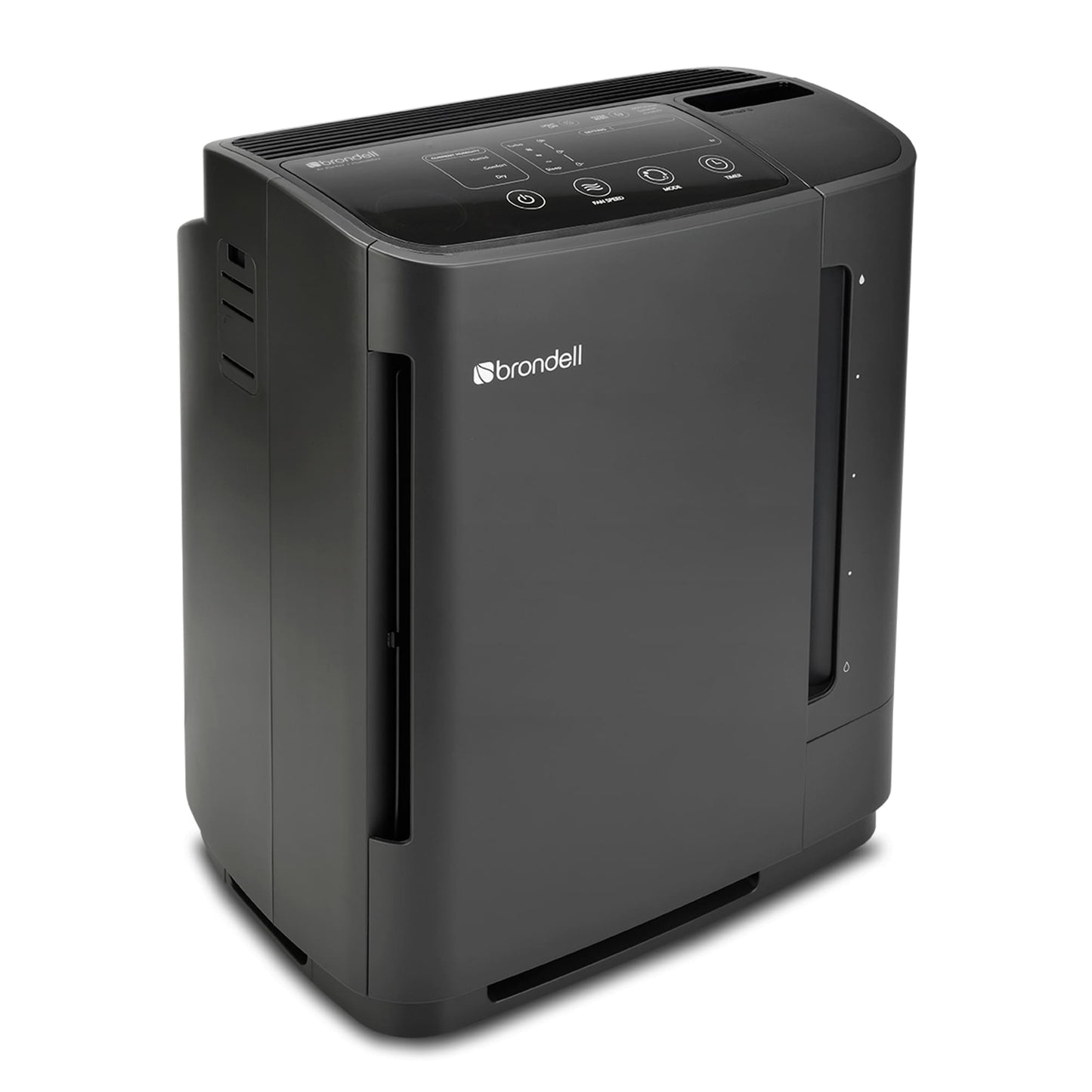 Brondell O2+ Revive 5-Speed Black True HEPA Air Purifier (Covers, 627.5-sq ft) PR50-B