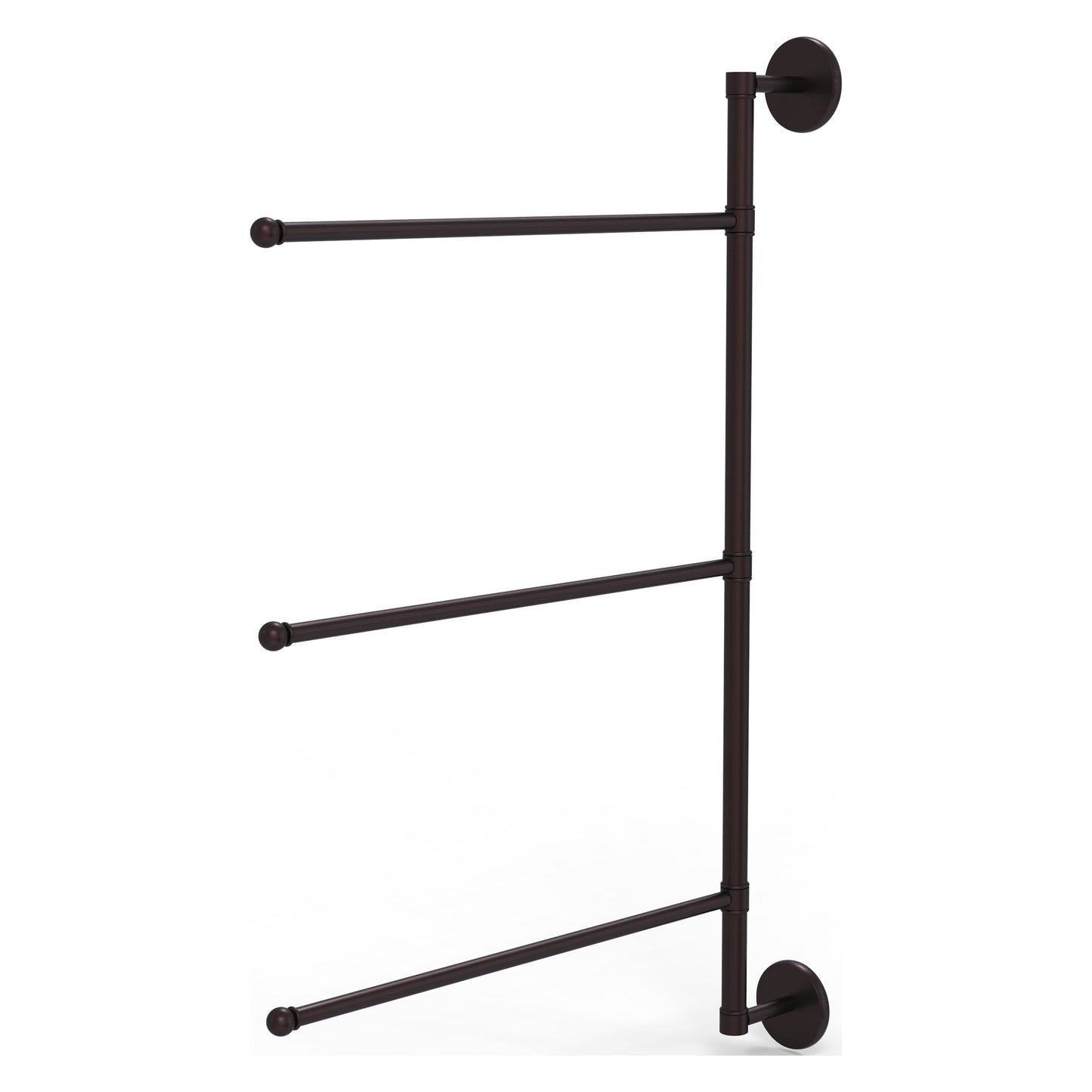Allied Brass Prestige Skyline 28-in Antique Bronze Wall mount Single Towel Bar