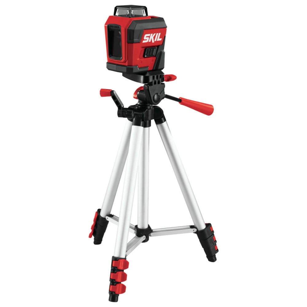 SKIL 65-ft Red Self-Leveling Cross-line Laser Level Kit LL932201