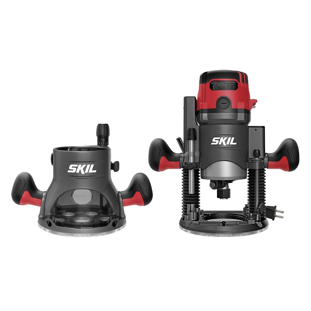 SKIL 1/4-in and 1/2-in 14-Amp 2.5-HP Variable Speed Combo Fixed/Plunge Corded Router RT1322-00