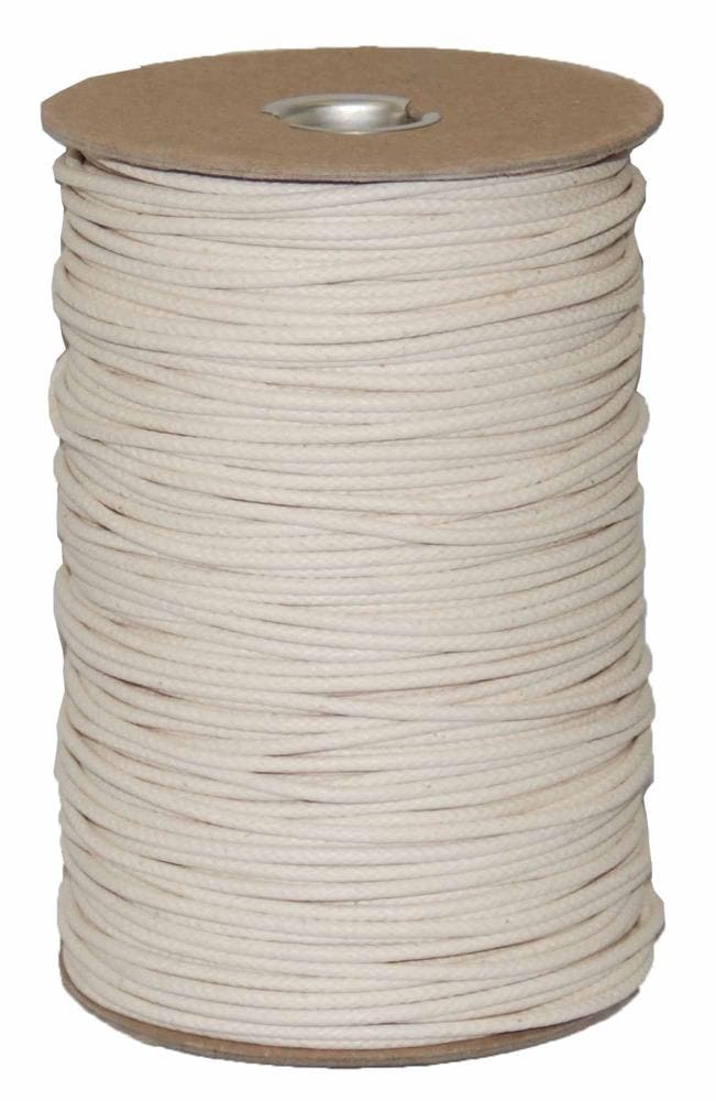T.W. Evans Cordage 0.125-in x 3000-ft Braided Cotton Rope (By-the-Roll) 34-4404D