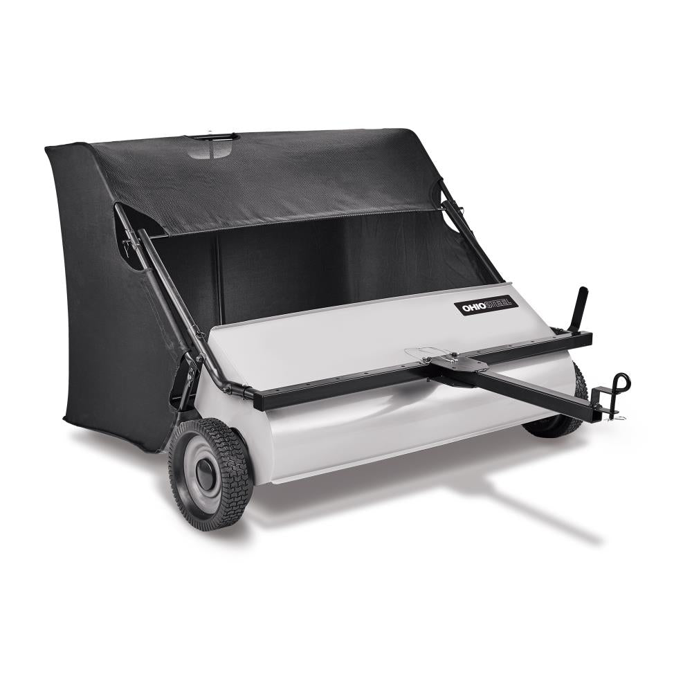 Ohio Steel 42-Inch Tow Lawn Sweeper with 22-Cu ft Hopper - Save Time and Effort 4222V2