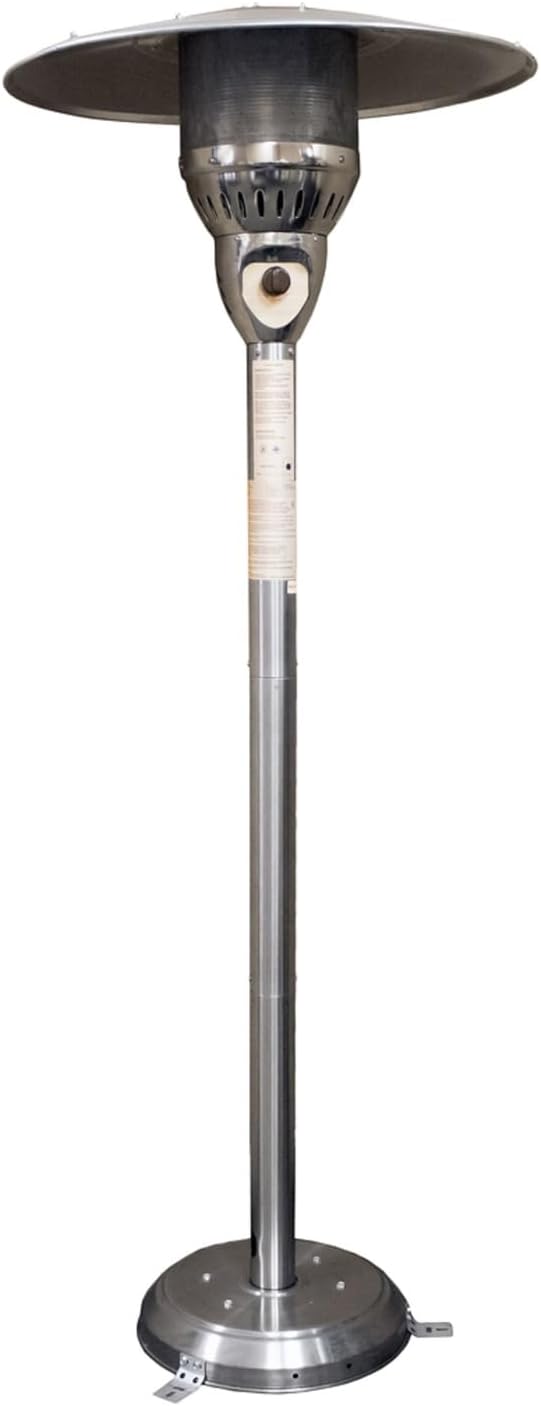 Hiland NG-WSS Tall Natural Gas Patio Heater,