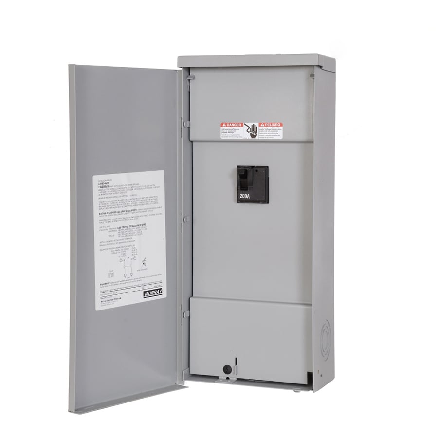 Siemens EQ 200-Amp 2-Spaces 2-Circuit Outdoor Main Breaker Load Center W0202MB1200CU