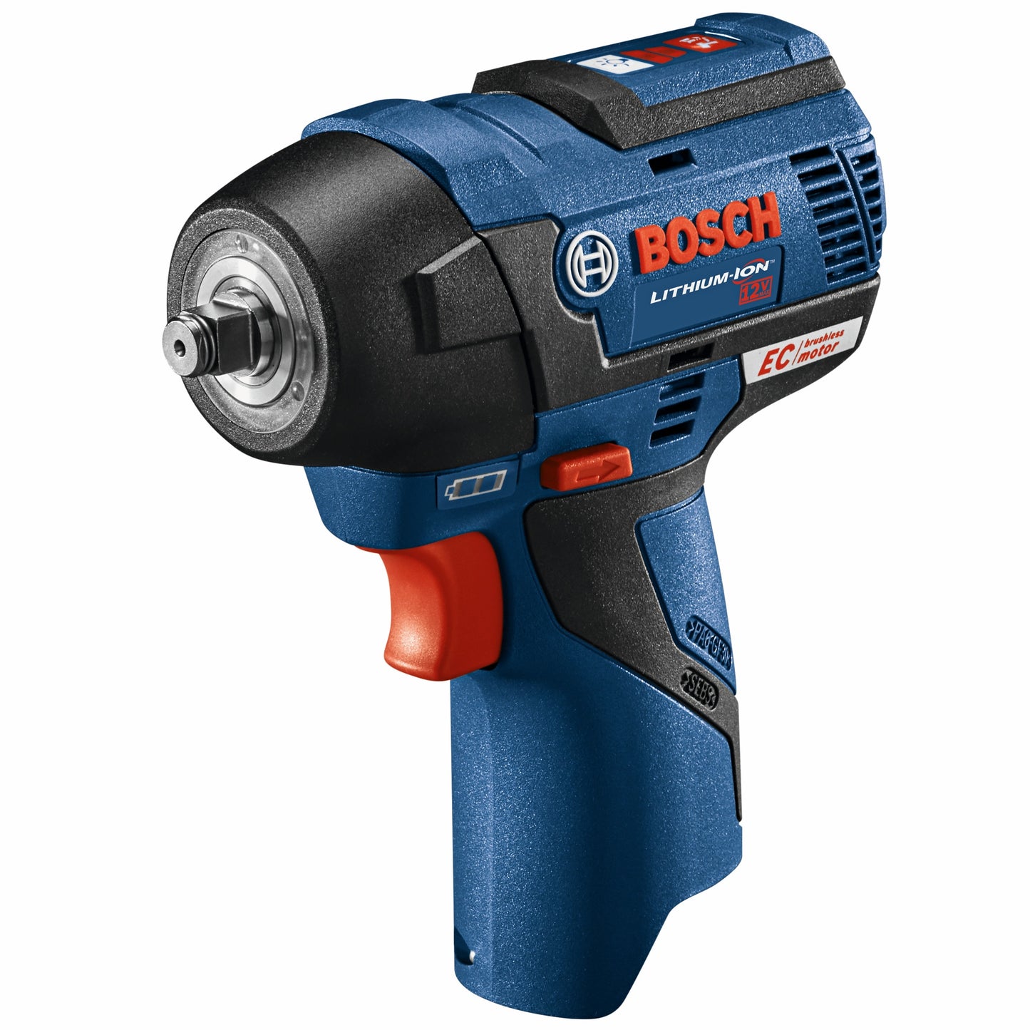 Bosch 12-volt Max Variable Speed Brushless 3/8-in square Drive Cordless Impact Wrench (Bare Tool) PS82N