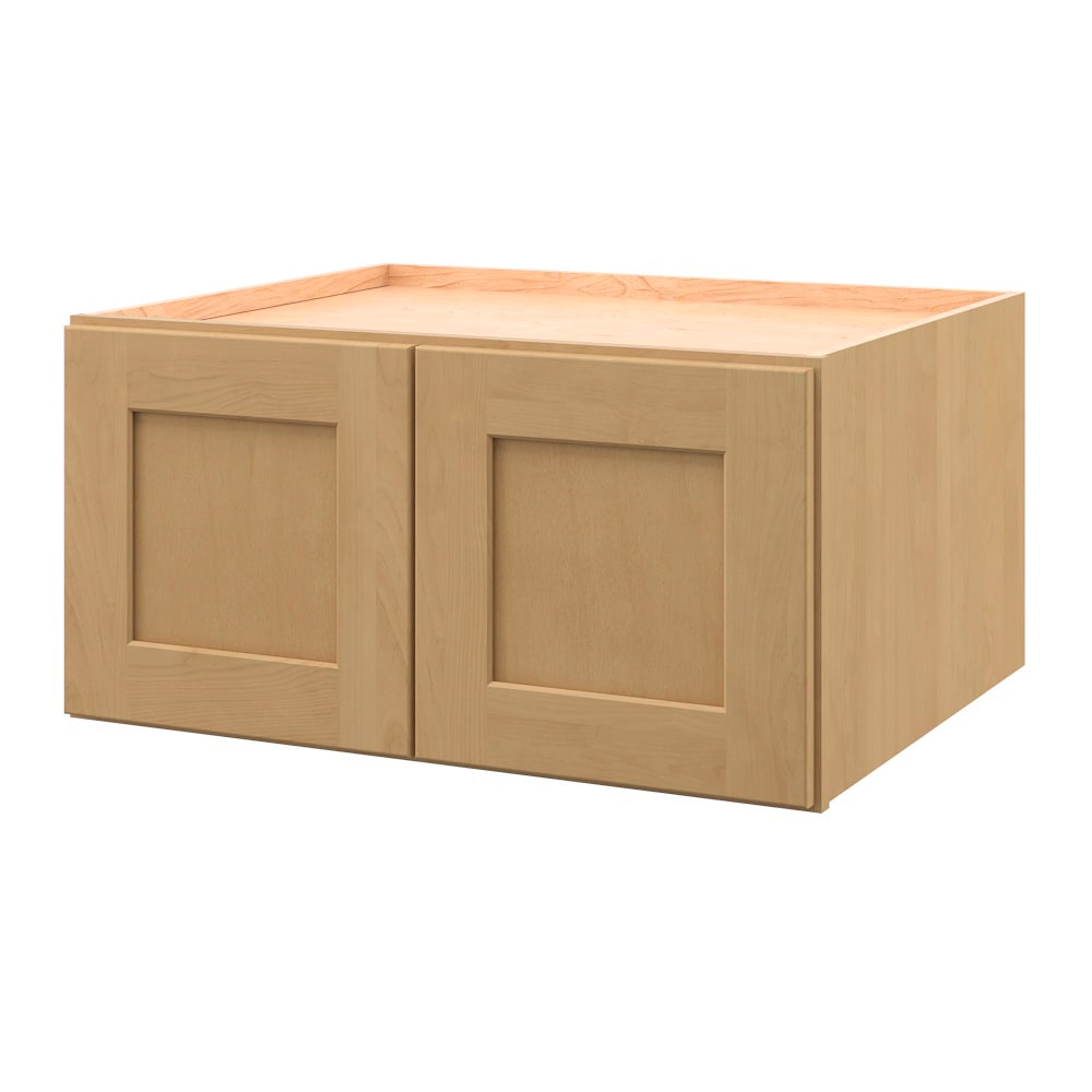 allen + roth Innsbrook 30-in W x 15-in H x 24-in D Rye Wall Fully assembled Cabinet Flat Panel