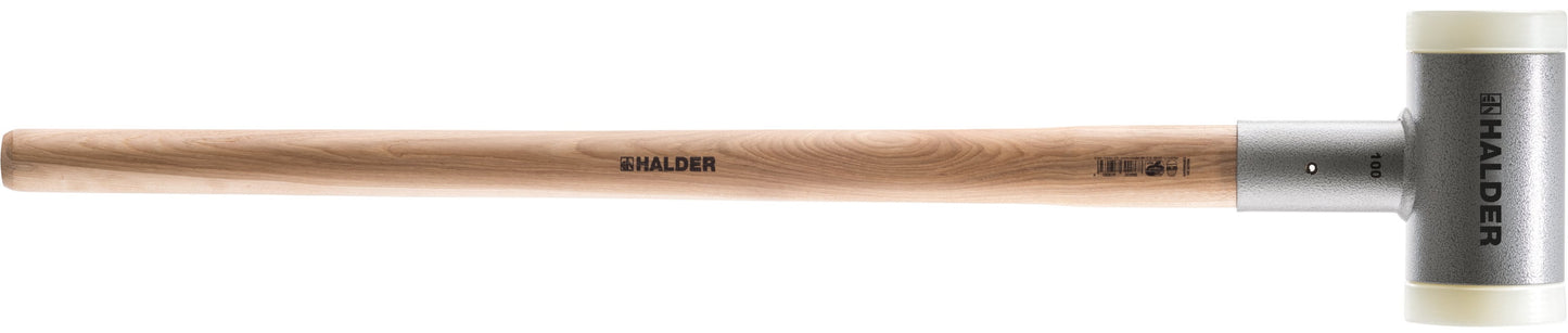 Halder 328.048-oz Smooth Face Plastic Head Wood Dead Blow Hammer 3366.11