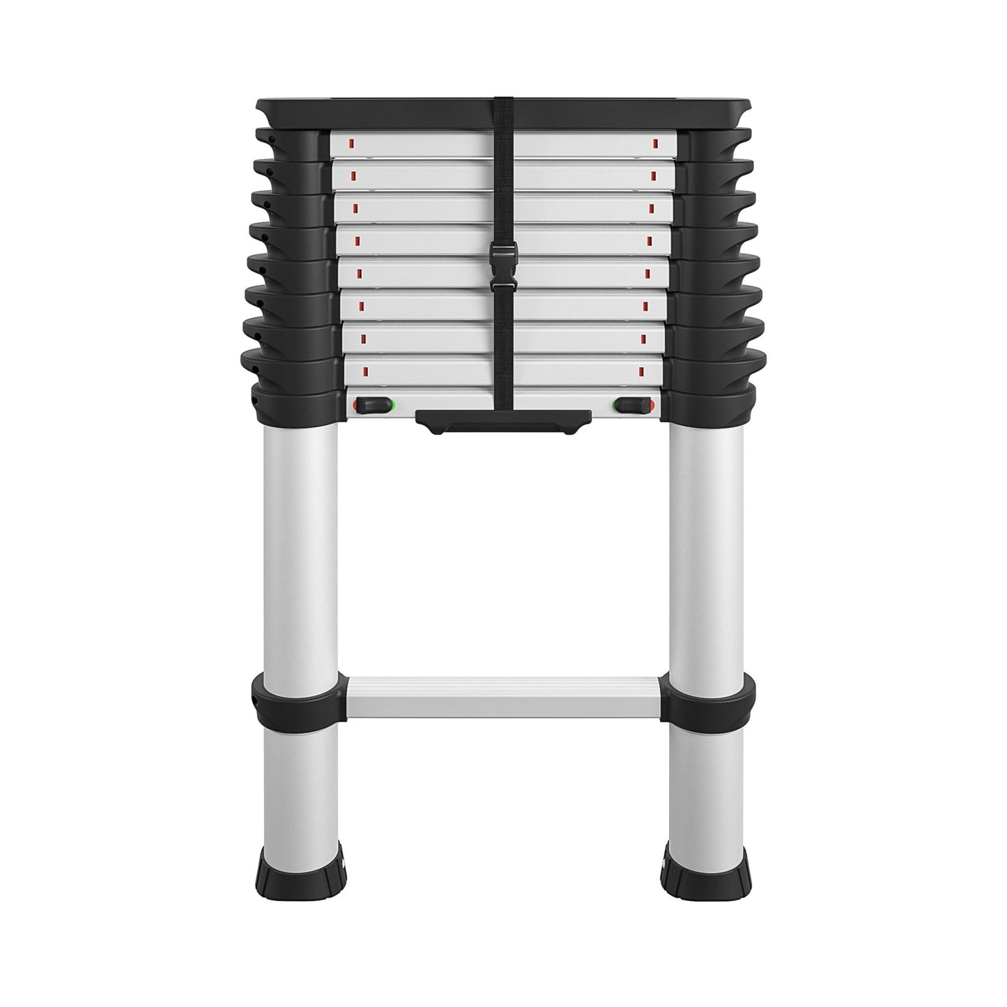 Cosco SmartClose 10.65-ft Aluminum Type 1a- 300-lb Load Capacity Telescoping Extension Ladder 20811T1ASE