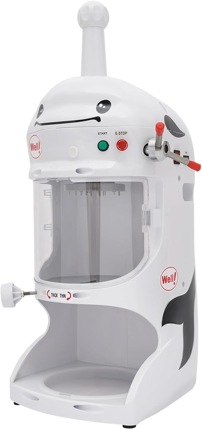 Shaved Ice Machine,110V 350W Commercial Electric Ice Shaver,Snow Cone Maker Machine for Commercial and Home Use