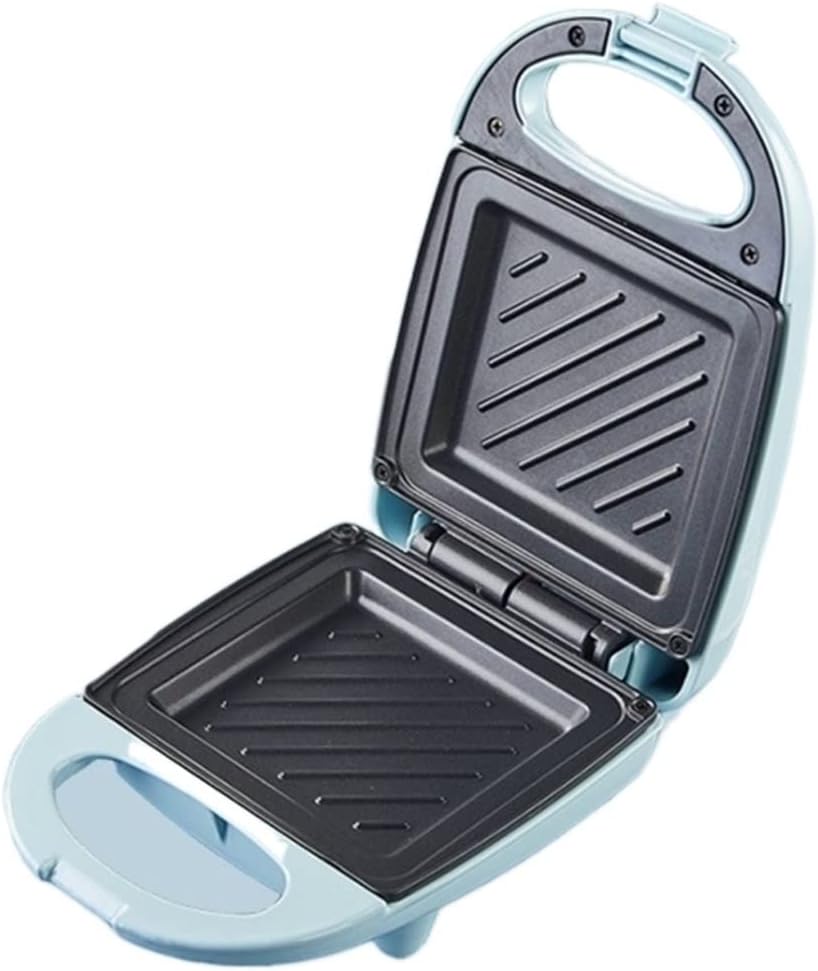 Electric Griddles, Non-stick Mini Electric Sandwich Maker Home Appliance Breakfast Baking Pot Machine Household Bread Cake Baking Pan (Color : Onecolor)