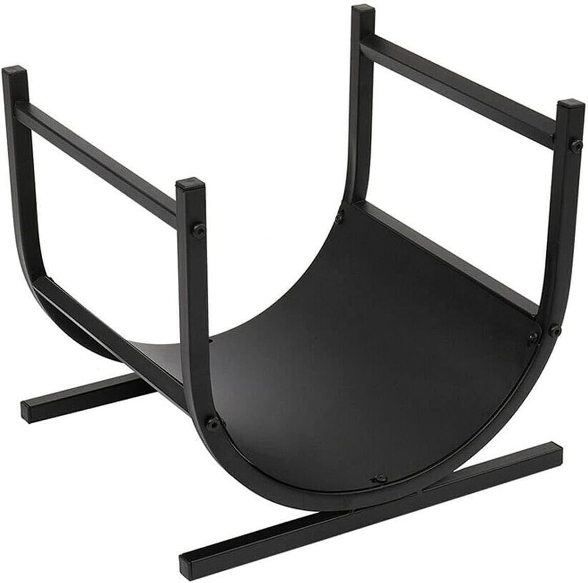 Heavy Duty Outdoor Firewood Rack Set With Tools, Steel Storage Stand For Indoor & Outdoor Fireplace, Metal Log Holder