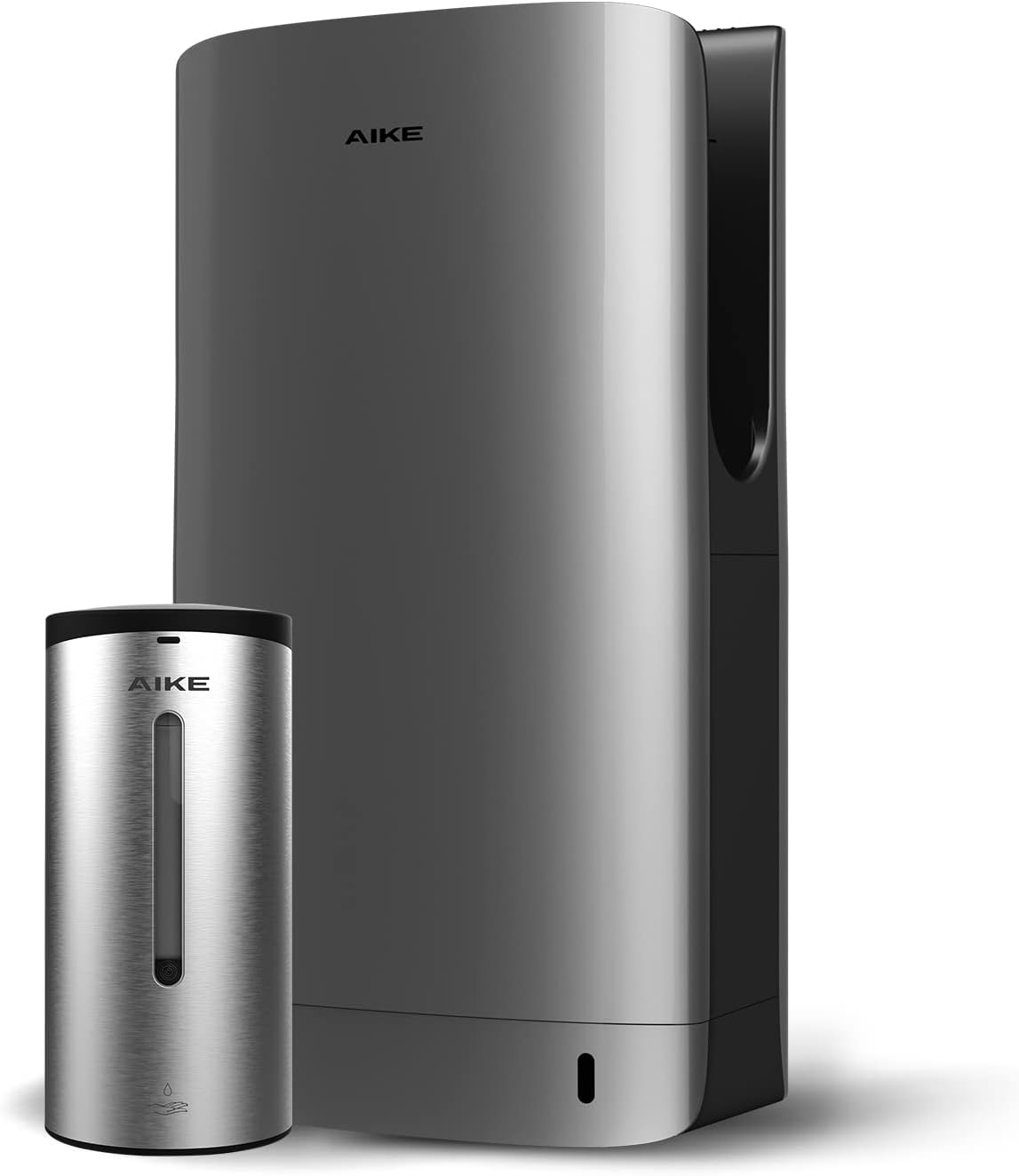 AIKE Vertical Hand Dryer and Soap Dispenser Bundle, Model AK2065 & AK1205