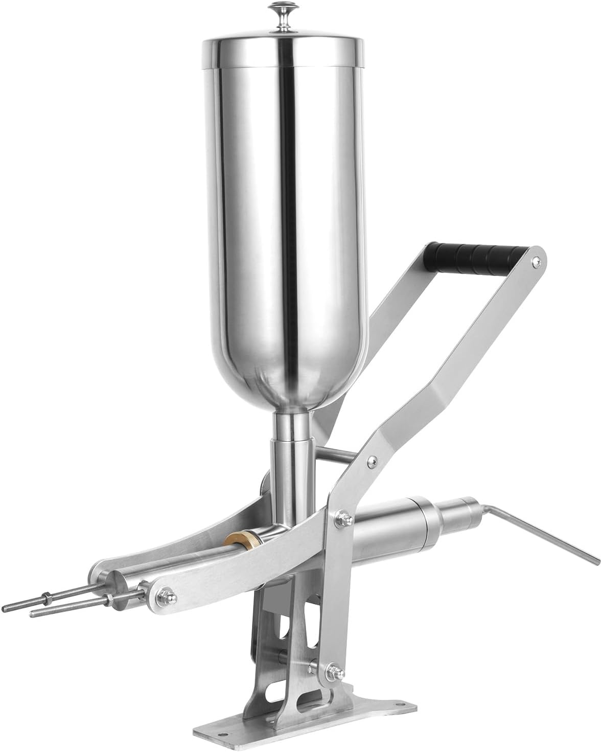 Manual Donut Filler Machine, 5L Stainless Steel Donut Churros Filler Jelly Cream Filling Machine Manual Spanish Churro Filler for Kitchen Restaurant, Latin Fruit Machine for Commerial or Home