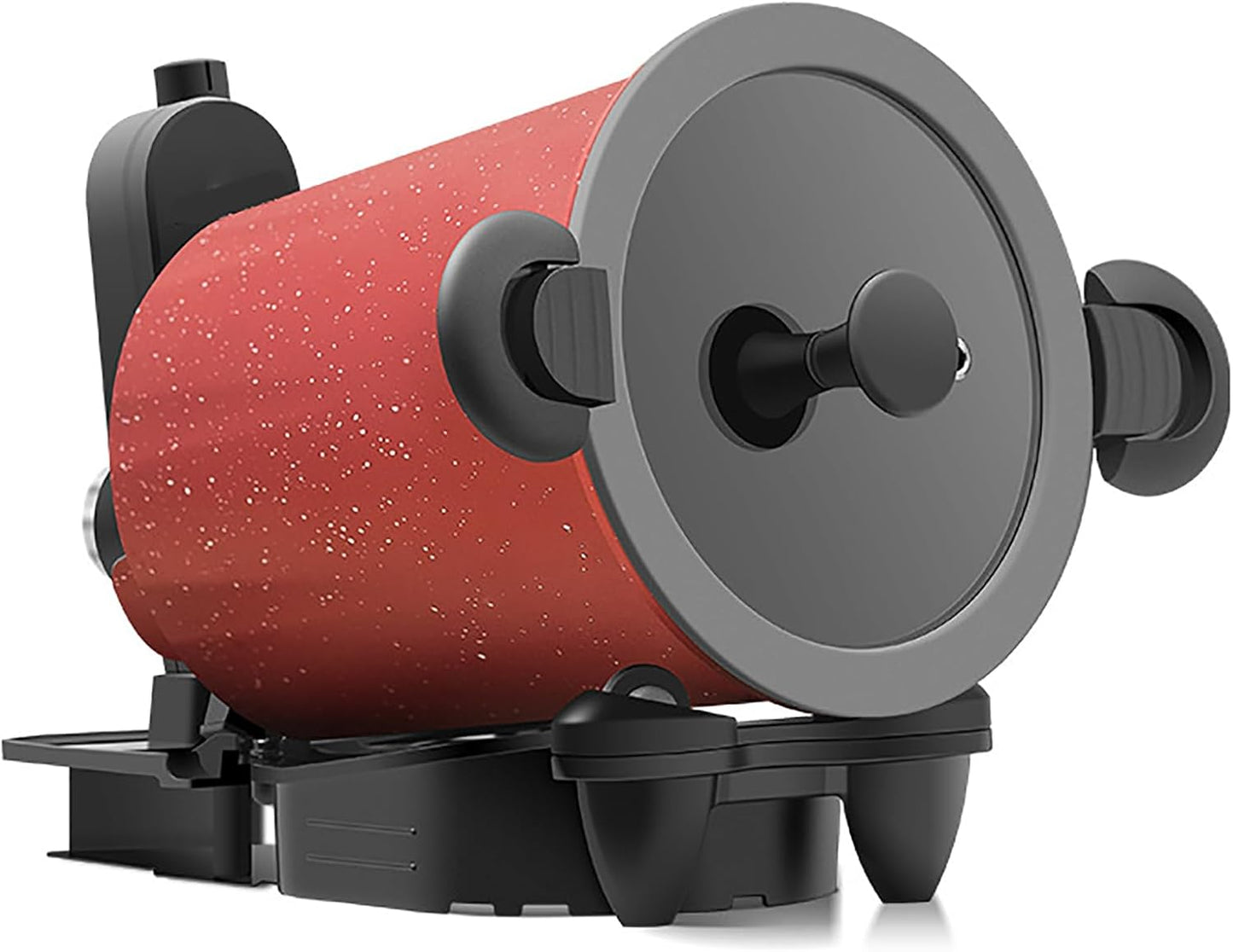 Full Automatic Cooking Machine, Intelligent Multi-Function Non-Stick Pan Stir-Fry Machine Cooker, 360° Rotating Heating Pot Stirrer, for Stir Frying, Stewing, Cooking(Red)