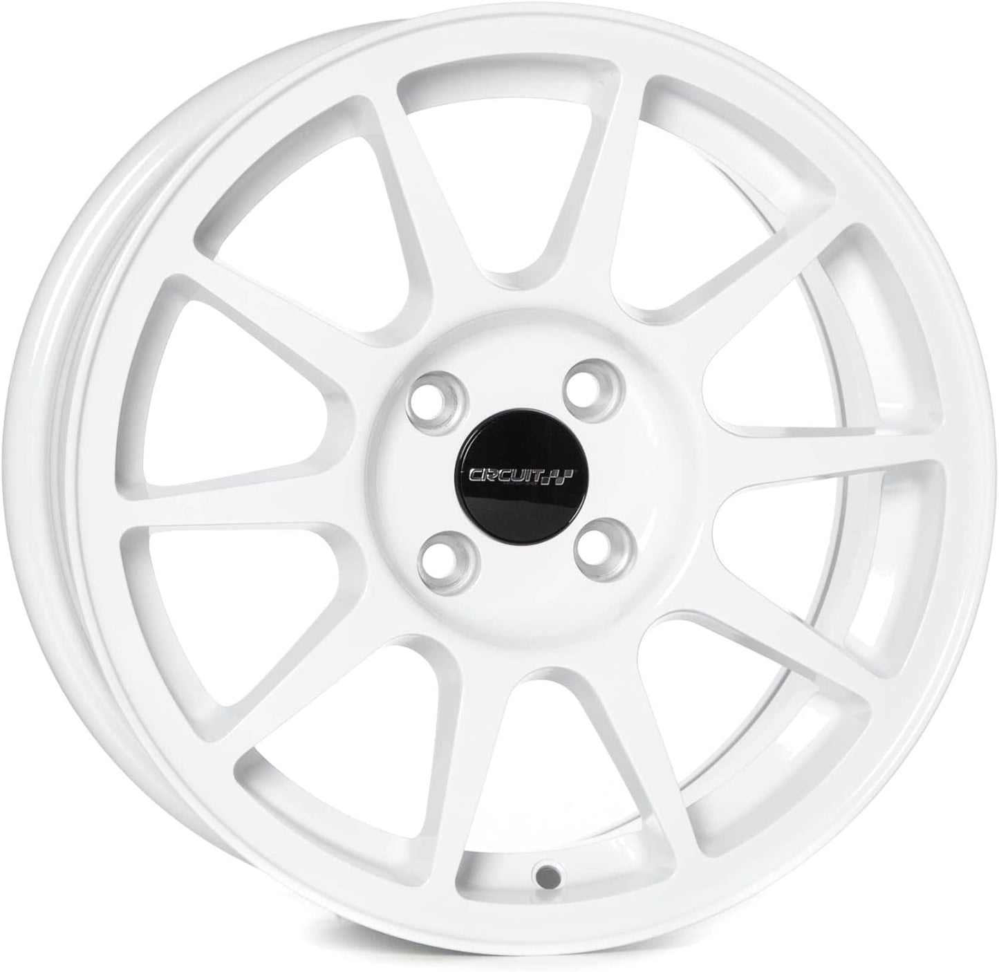 Circuit Performance CP23 15x7 Gloss White 4x100 +35mm Offset Wheels JDM Type R Style Rims compatible with Honda Civic, Acura Integra, Mazda Miata