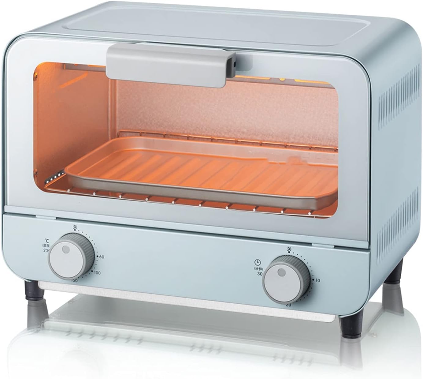 HHWKSJ Convection Toaster Oven, Large Capacity Cook Modes of Toast, Bake, Broil, Roast & Keep Warm, Includes Baking Rack, Drip Tray