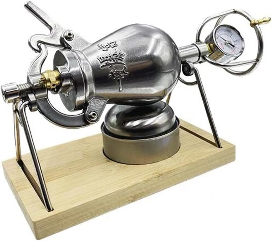 Generic High Pressure Popcorn Maker, Traditional Old-Fashioned Popcorn Machine, Hand crank, With safety valve, Food amplifier for family gatherings