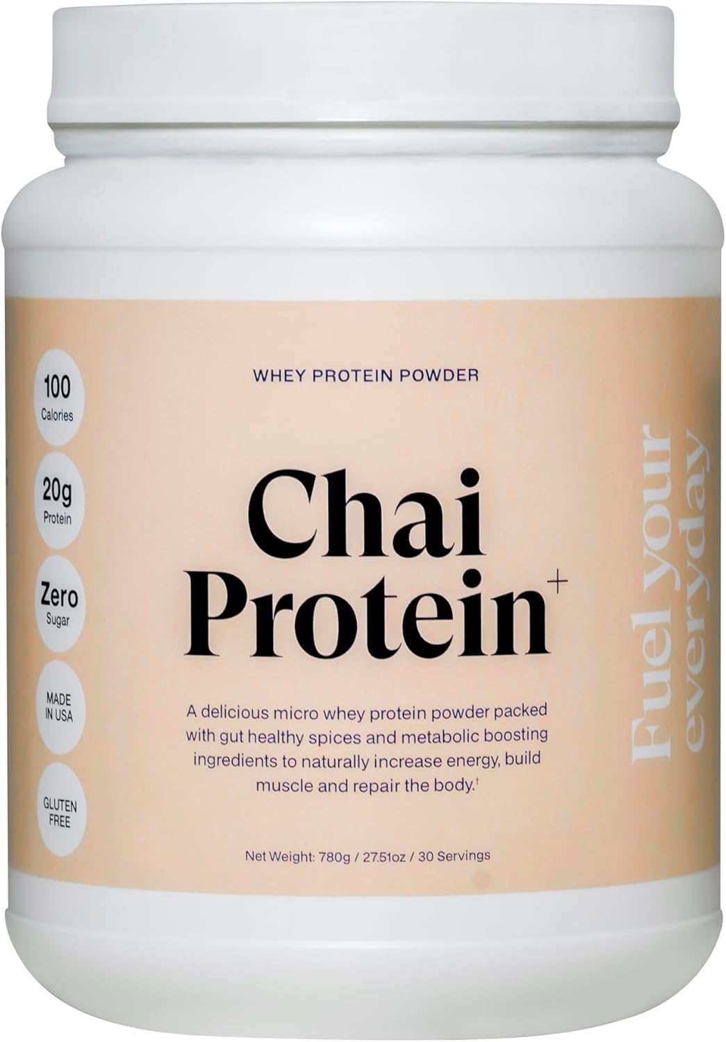 AmyMD Wellness - Chai Protein+ Powder