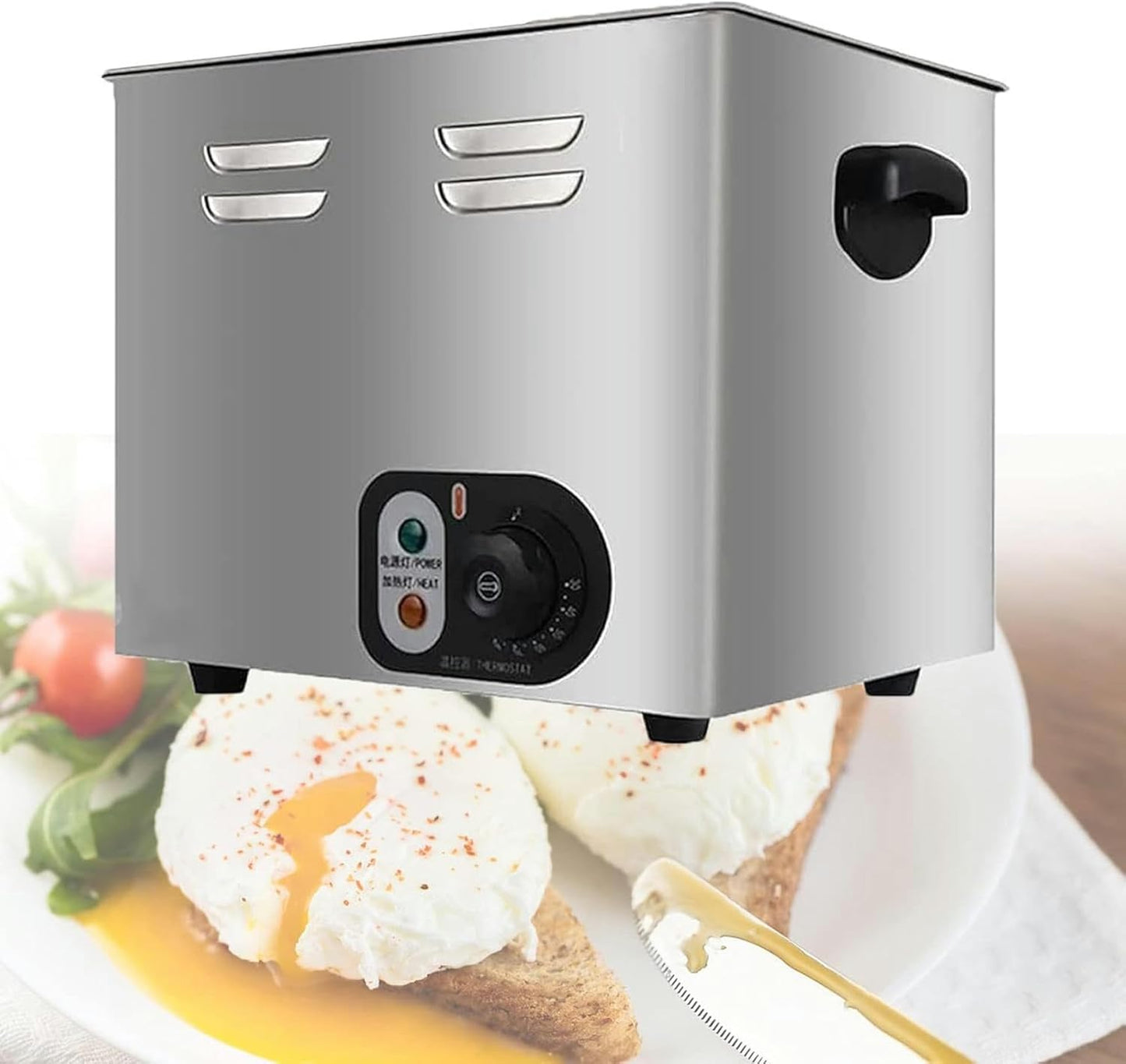 2600w Stainless Steel Egg Boiler Cooker Commercial 60pcs Large Capacity Egg Boiler,Automatic Half Boiled Egg Soft Boiled Egg Machine,for Rapid Soft,Medium,Hard Boiled Egg