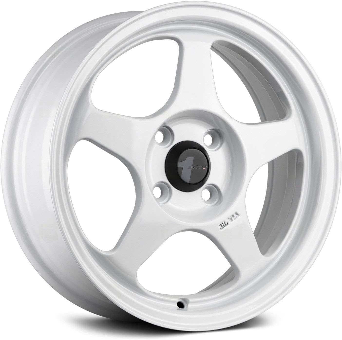 AVID.1 AV-08 Custom Wheel - 15x6.5, 35 Offset, 4x100 Bolt Pattern, 73.1mm Hub - White Rim