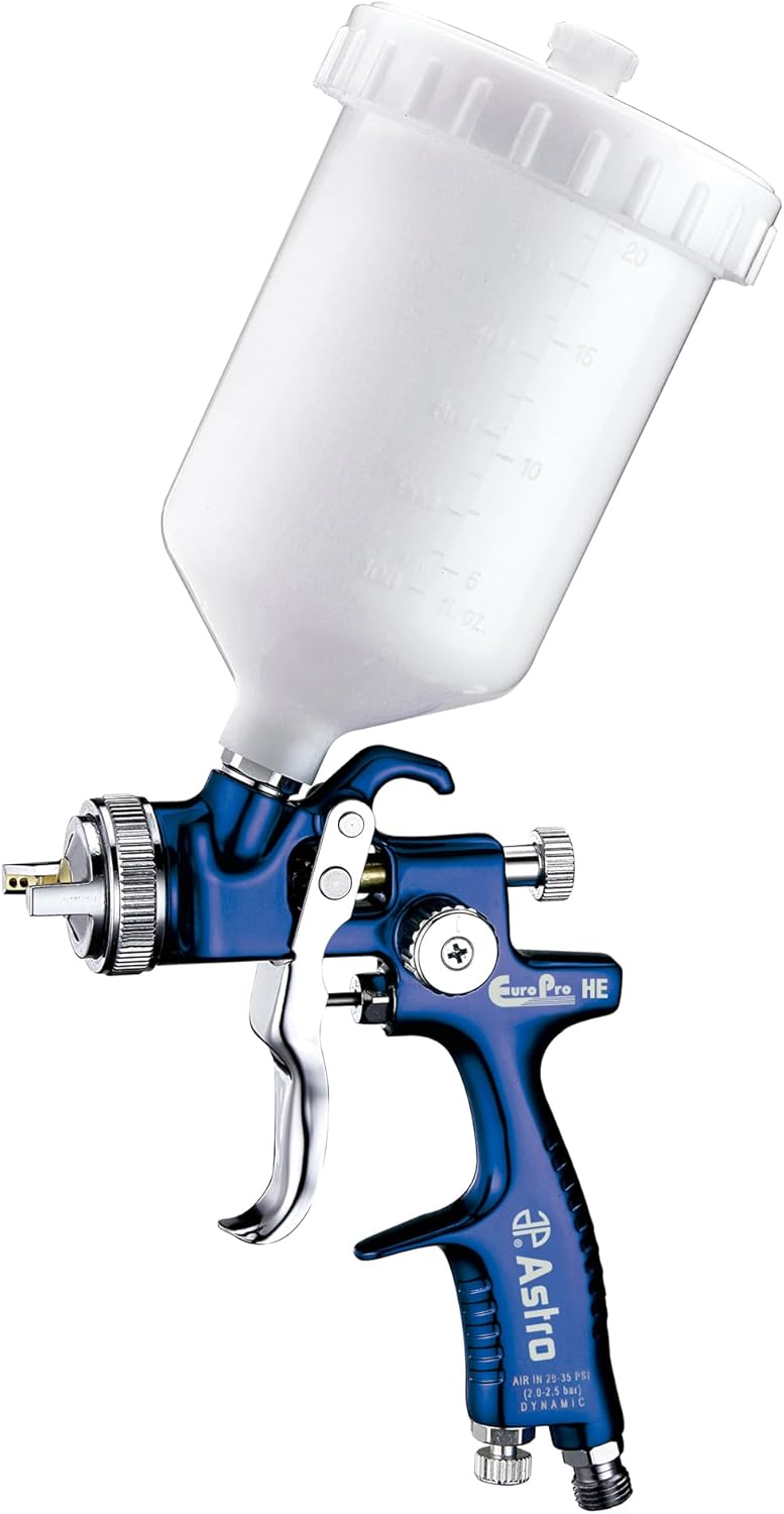 Astro Tools EUROHE102 EuroPro High Solids High Transfer Spray Gun with 1.2mm Nozzle & Plastic Cup