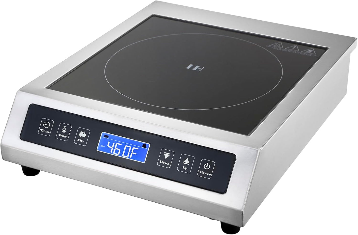 Commercial Induction Cooktop, Portable Electric Countertop Burner with Sensor Touch and LCD Screen(3500W\/220V),Commercial Grade Induction cooker for Hotel Restaurant School