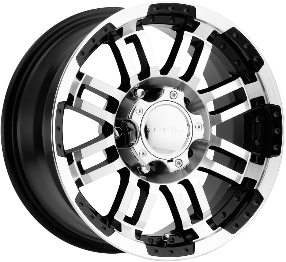 Vision Warrior 375 Gloss Black Machined Face Wheel (17x8.5"/5x127mm)