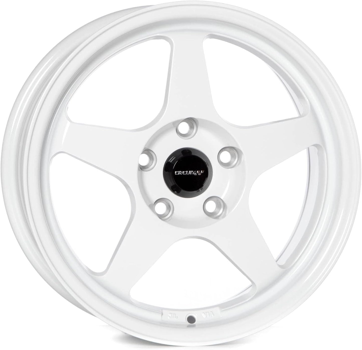 Circuit Performance CP22 16x7 Gloss White 5x114.3 +35mm Offset Wheels Spoon SW388 Style