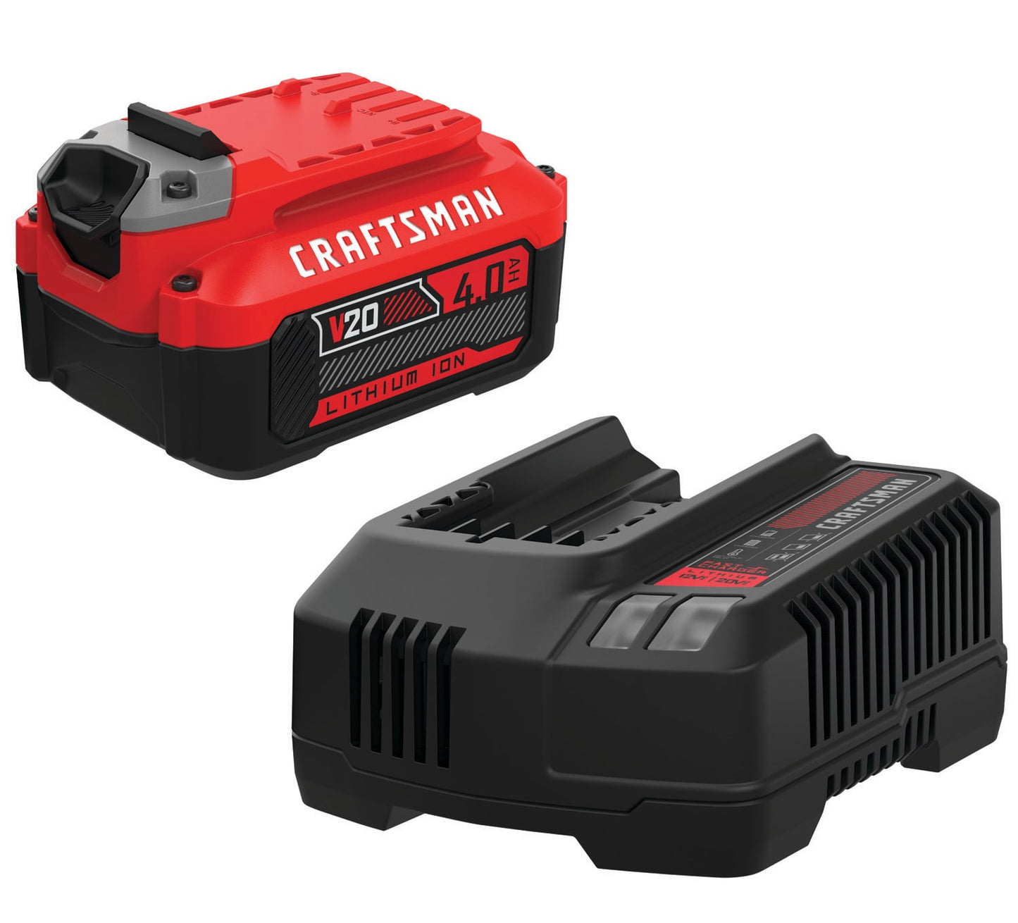 CRAFTSMAN Lithium Power Tool Battery Kit (4 Ah) CMCB204-CK