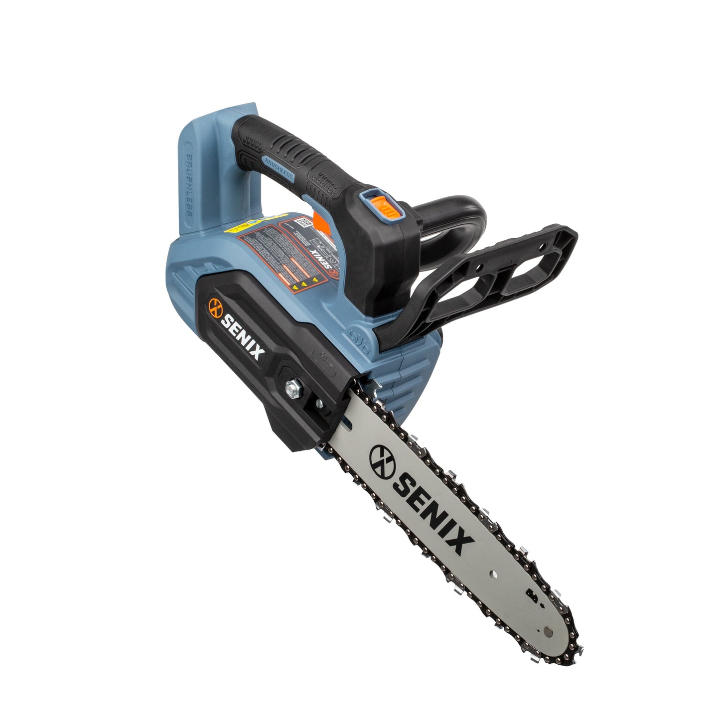 SENIX X2 20-volt Max 10-in Brushless Battery 4 Ah Chainsaw (Battery and Charger Not Included) CSX2-M1-0