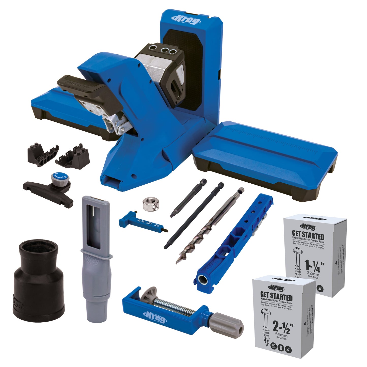Kreg Pocket-Hole Jig 720PRO Plus - Premium, Advanced Jig for Rock-Solid Pocket-Hole Joints, Automaxx Clamping, GripMaxx Anti-Slip KPHJ720PROL