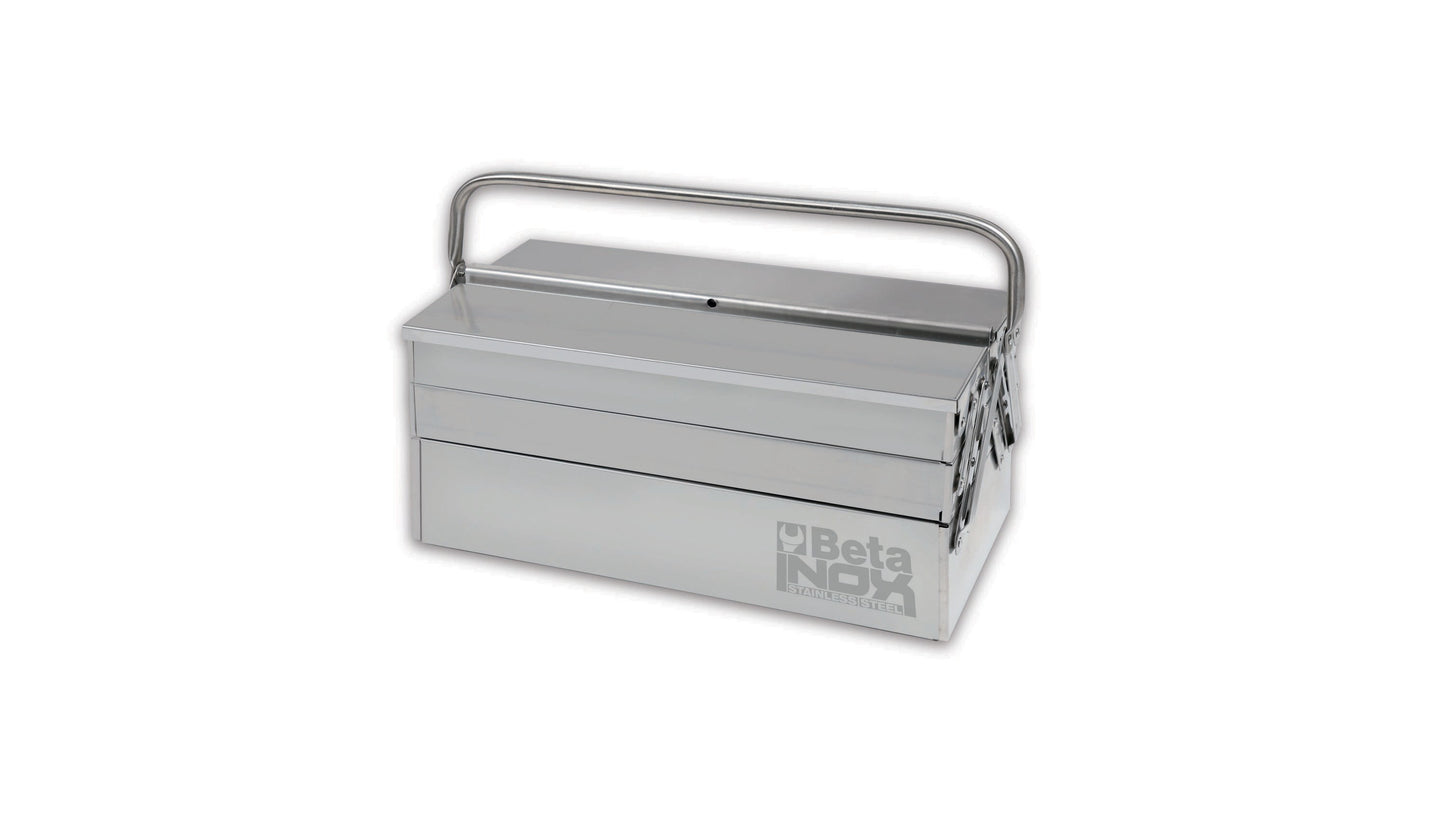 Beta C20 17.72-in W x 8.27-in H x 7.87-in D Silver Steel Tool Box