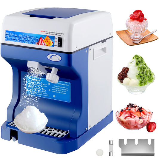 VEVOR 265LBS/H 320-RPM 120V 250 W Snow Cone Maker (Stainless Steel Blade) BBJ168SY000000001V1