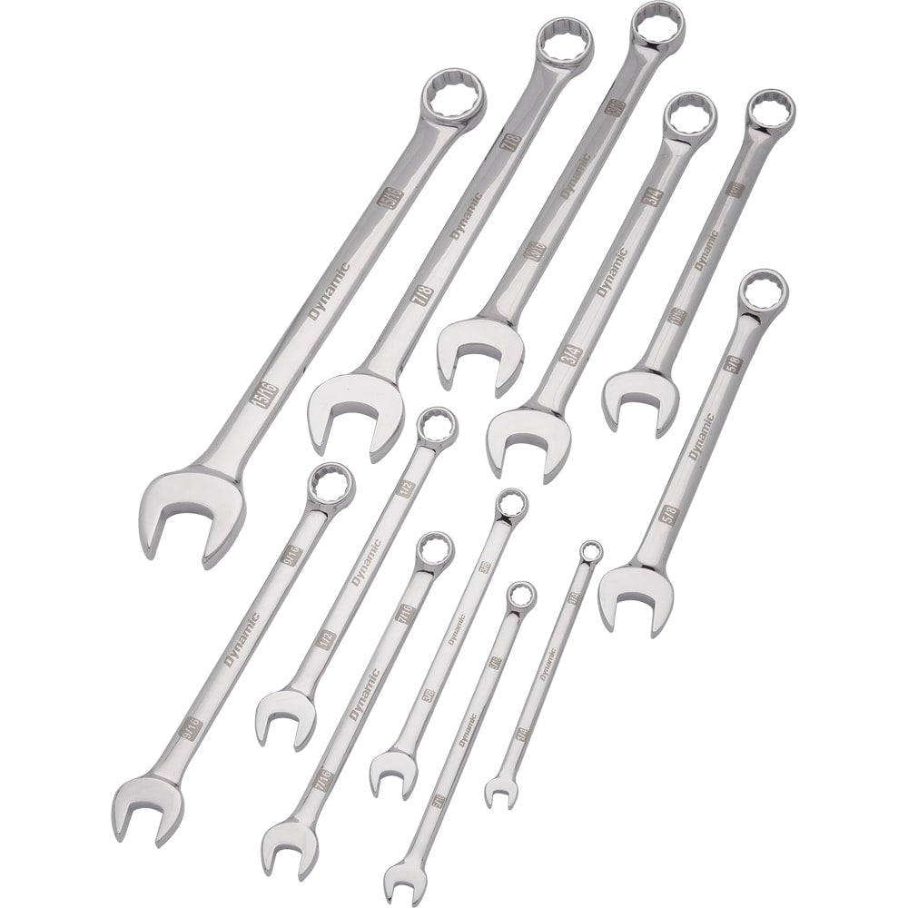 Dynamic 12-Piece Set 12-point (Sae) Standard Combination Wrench Includes Soft Case D074202