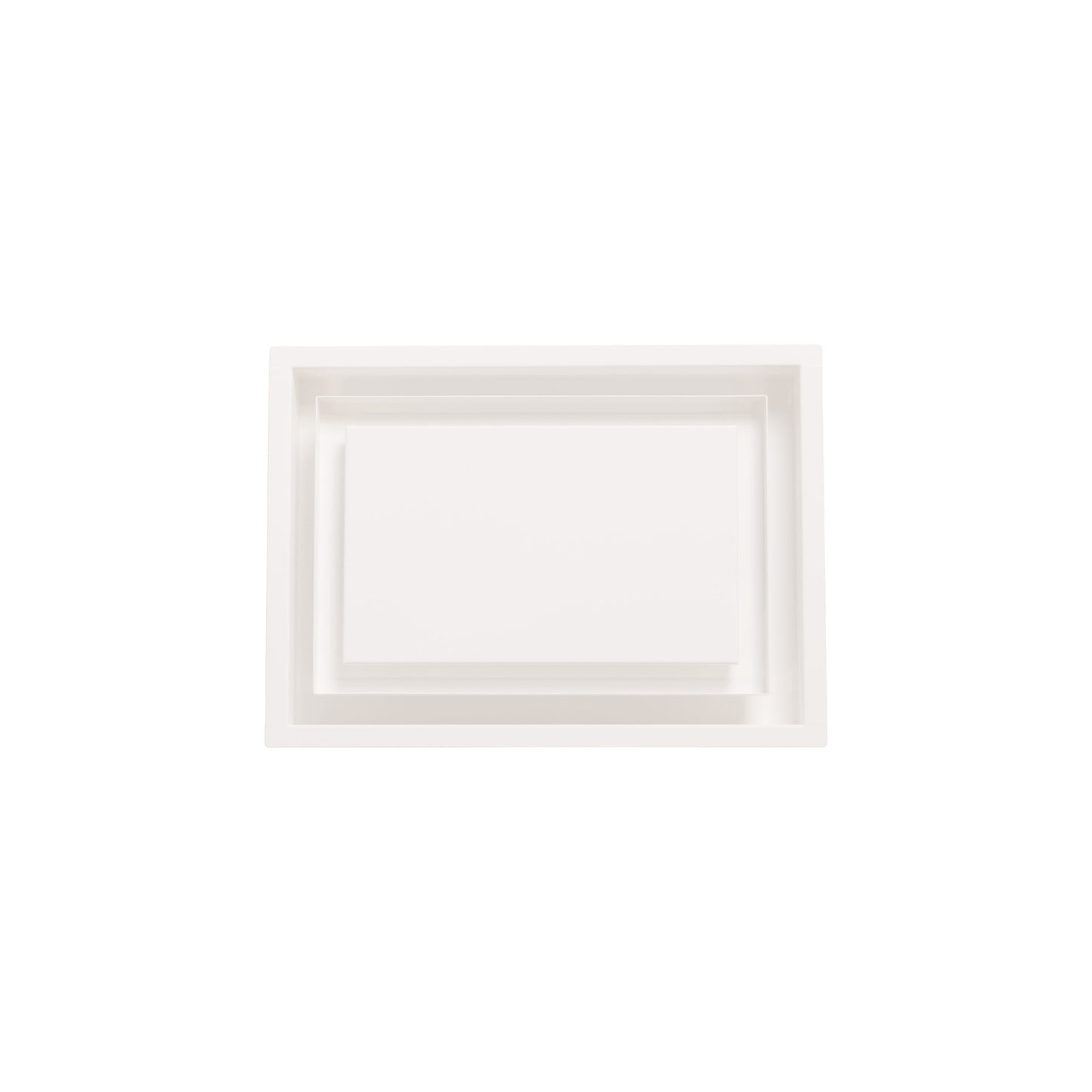 Aria Vent 30-in x 10-in 1-way Steel Satin White Sidewall/Ceiling Register DWFR10X30SWH-HP