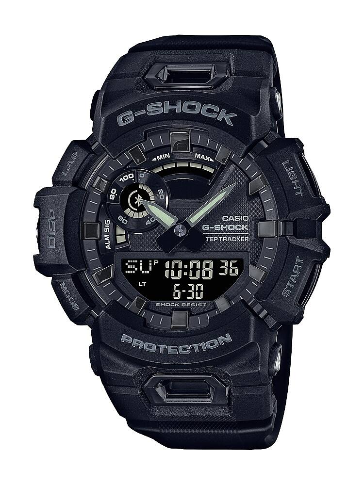 Casio - Men's G-Shock Analog-Digital Step Tracker with Bluetooth Mobile Link 49mm Watch - Black