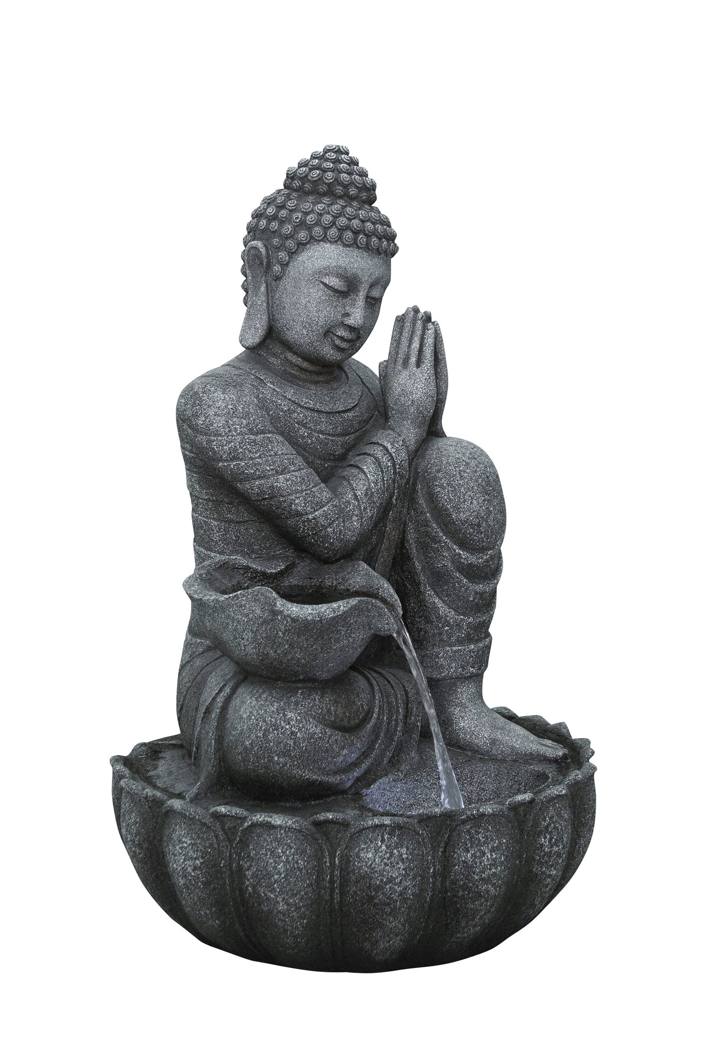 Hi-Line Gift 32.28-Inches H Resin Water Outdoor Fountain Statue Pump Included