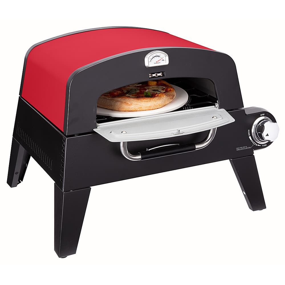 Cuisinart - Portable Propane Outdoor Pizza Oven - Red