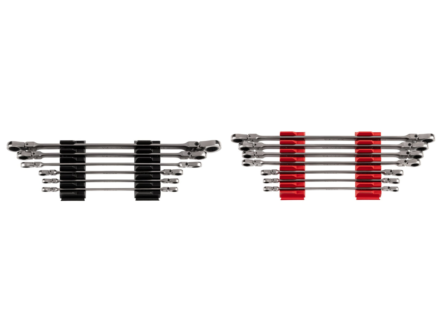 TEKTON 13-Piece Set Standard (SAE) and Metric Flexible Head Ratchet Wrench WRB96302