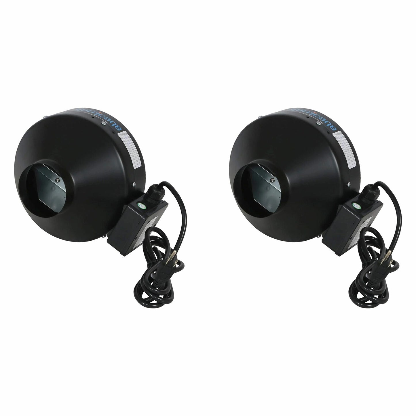 Hurricane 4-in Indoor Black Wall Mounted Fan 397835