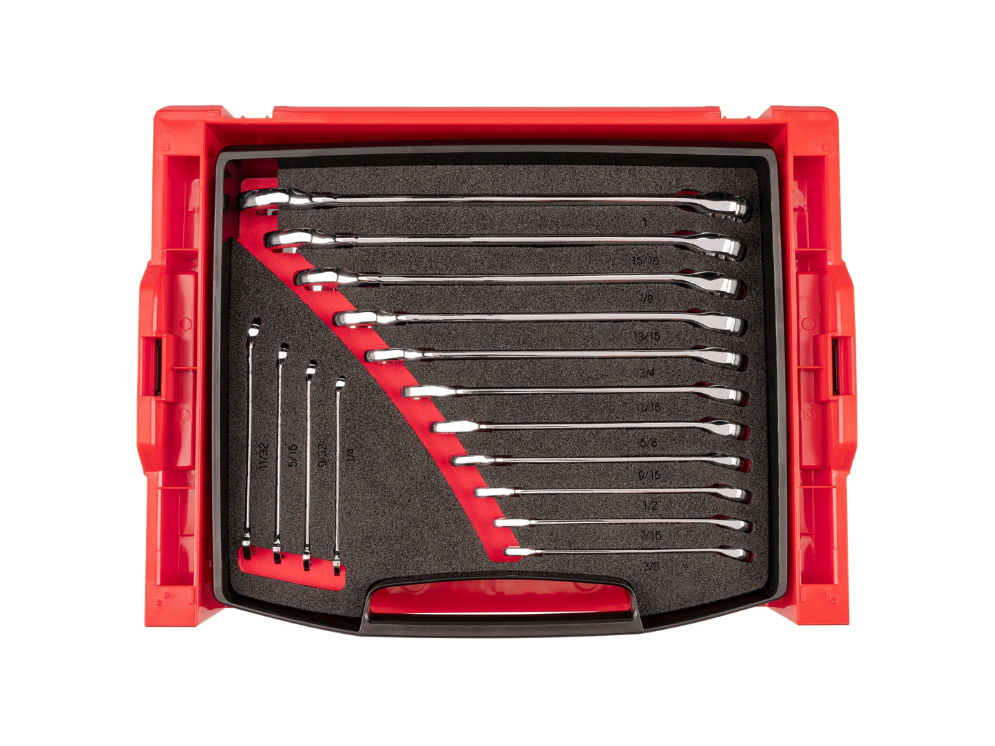 TEKTON 15-Piece Set 12-point Standard (Sae) Standard Combination Wrench Includes Hard Case OLB94201