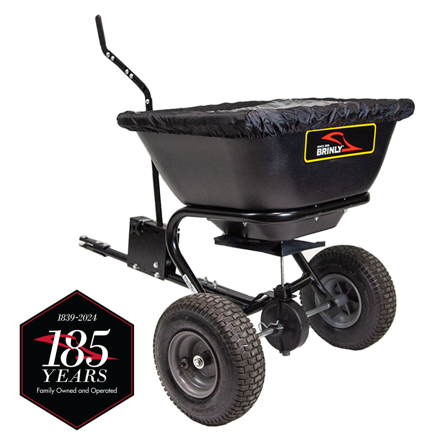 Brinly 125-lb Capacity Broadcast Tow-Behind Spreader BS261BH-A