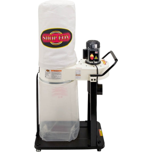 Shop Fox W1727 15-gallon Dry Dust Collector with Polyester Filter