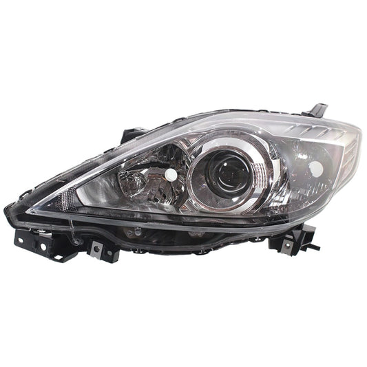 Garage-Pro Headlight For Mazda 5 08-09 Lh Lens and Housing Halogen Black Interior