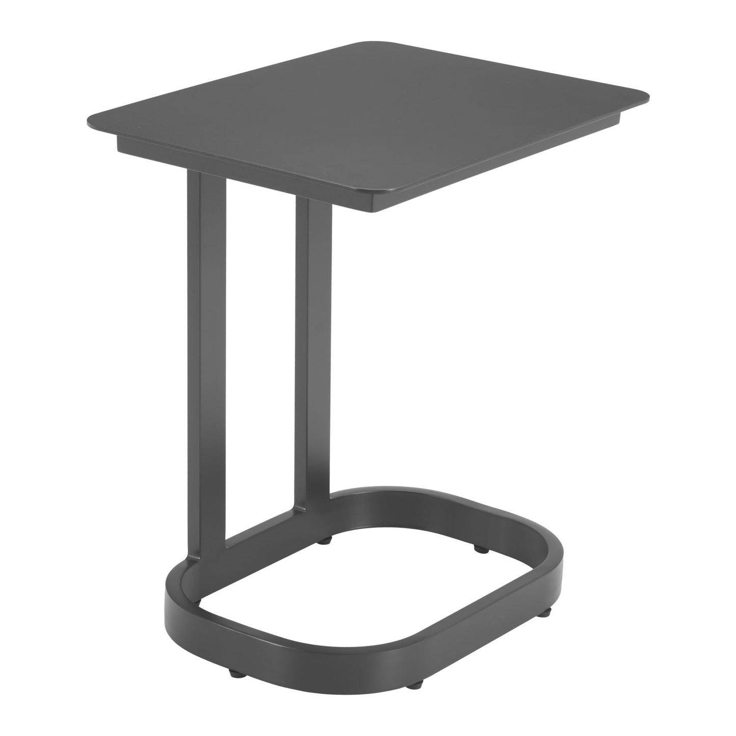 ZUO Friss Outdoor Rectangle Outdoor End Table 16.1-in W x 22-in L