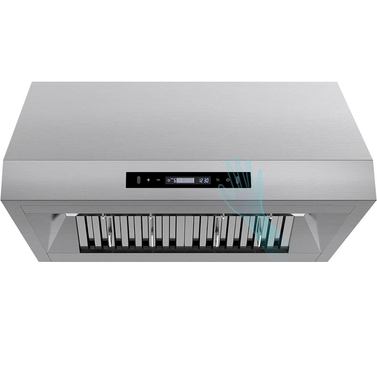 Tieasy 30 inch Convertible 900-CFM Brushed Stainless steel Under Cabinet Range Hood