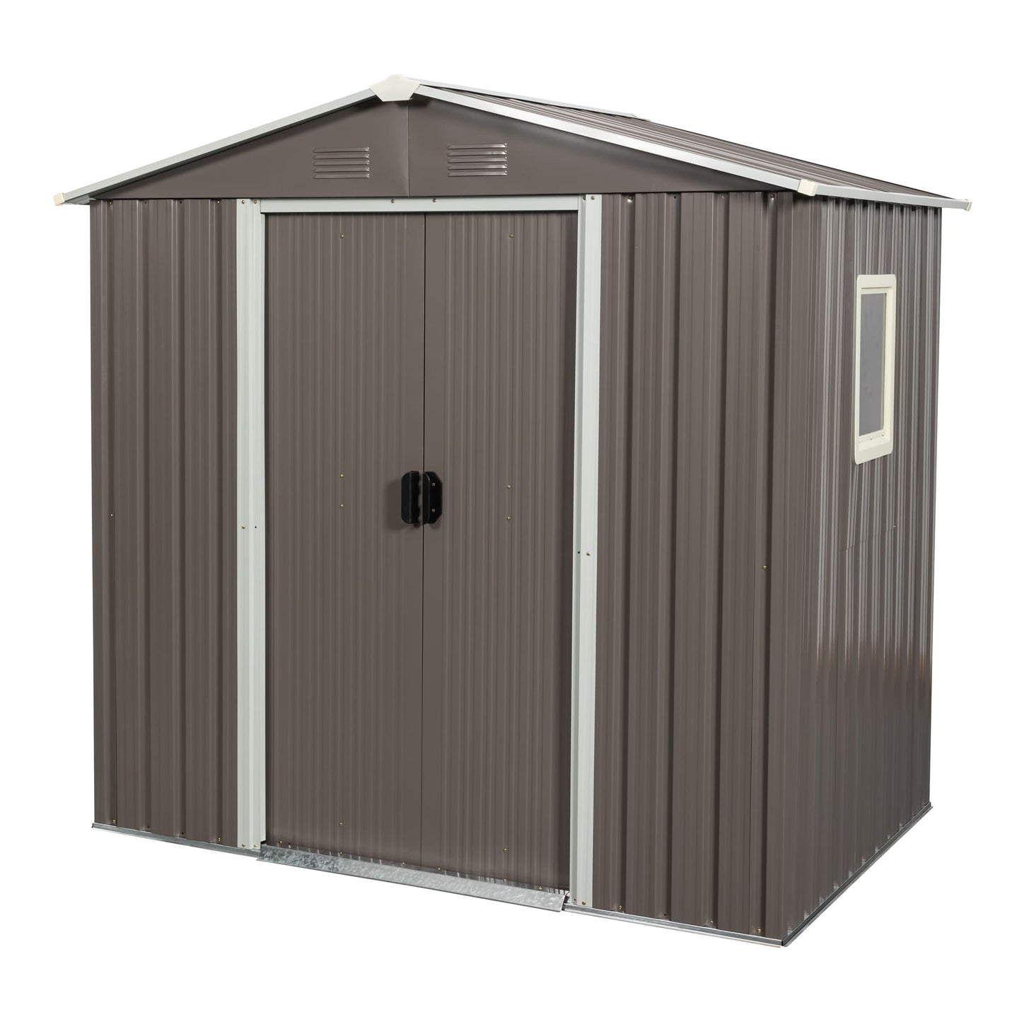 Xspracer 3.92-ft x 6.08-ft Galvanized steel Storage Shed